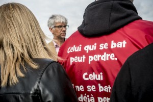 Thierry Devimeux, nouveau sous-préfet de Valenciennes vient constater le blocus