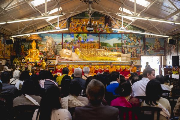 ROUBAIX, FRANCE, 17 SEPTEMBRE: Commémoration de Pchum Ben,  la fête bouddhiste théravada Khmer qui célèbre les morts et favorise la réincarnation, à Roubaix, le 17 septembre 2017.